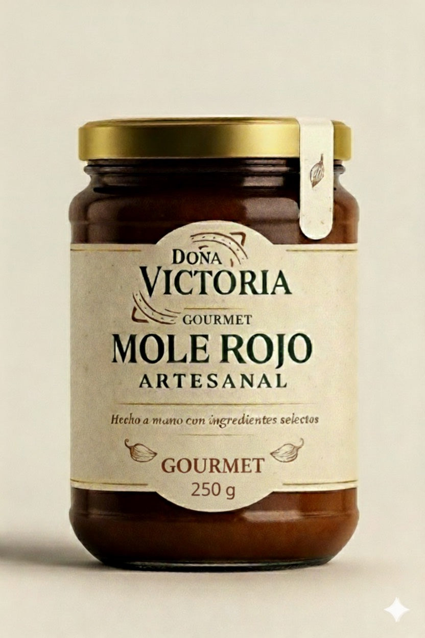 Mole rojo Artesanal- Doña victoria (250 gramos)